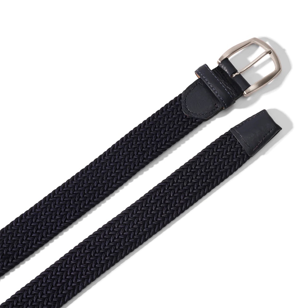 Faherty Stretch Woven Belt 36” Navy *like new*